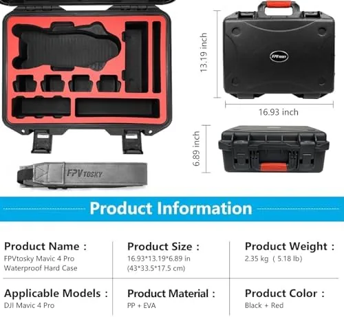 Testing the FPVtosky Hard Case with Controller Lanyard for DJI Mavic 4 over two weeks