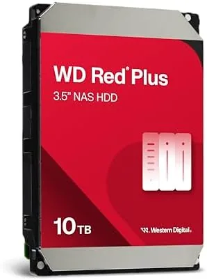 Close look at the Western Digital 10TB WD Red Plus NAS Internal Hard Drive build quality