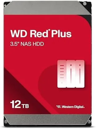 The Western Digital 10TB WD Red Plus NAS Internal Hard Drive in real use