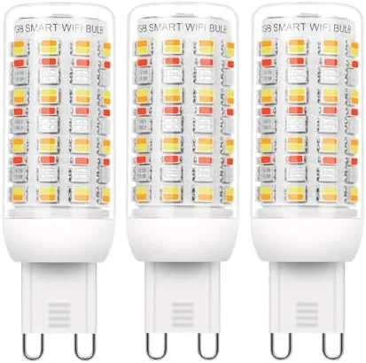 Overview of the I-SHUNFA Wi-Fi RGBCW Smart G9 LED Bulbs,Compatible with Alexa/Google Home,Multicolour