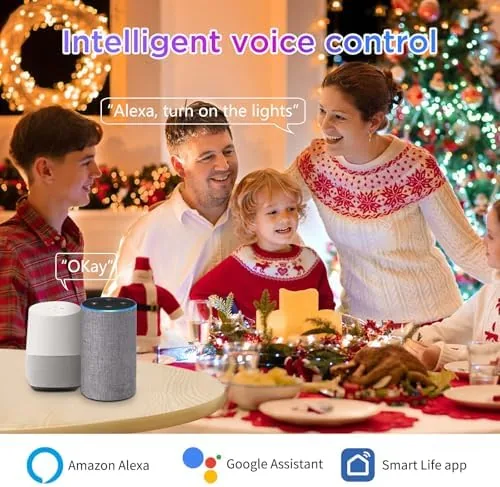 The I-SHUNFA Wi-Fi RGBCW Smart G9 LED Bulbs,Compatible with Alexa/Google Home,Multicolour compared in context