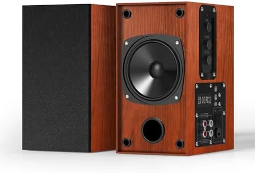 Overview of the Elimavi 30W X 2 Powered Bookshelf Speakers, RCA Input for