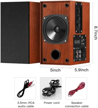 Testing the Elimavi 30W X 2 Powered Bookshelf Speakers, RCA Input for over two weeks