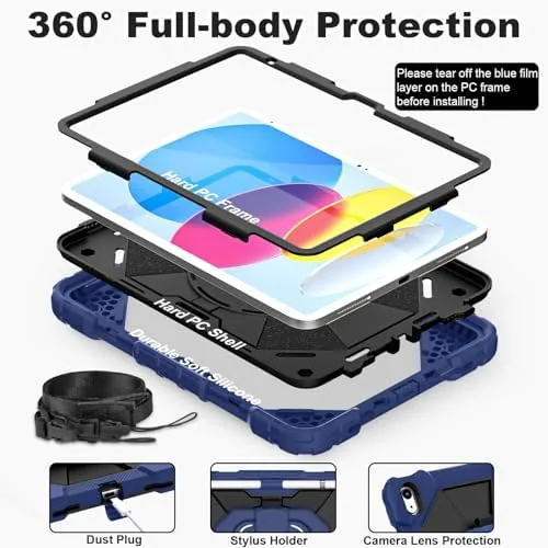 Close look at the WESOROL Case for iPad (A16) 11th Generation 11 Inch (2025),iPad build quality