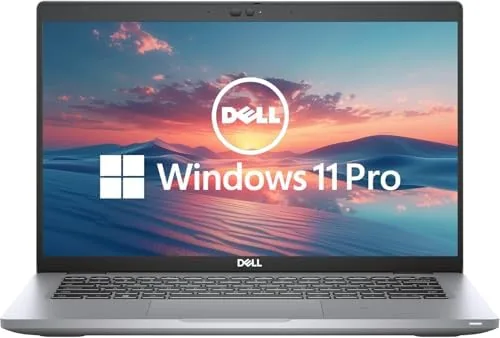 Renewed Dell Latitude 5420 open on a desk showing the 14 inch screen and keyboard