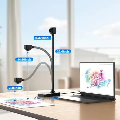 The AlKOR USB Document Camera for Teaching & Distance Learning,Manual Focus compared in context