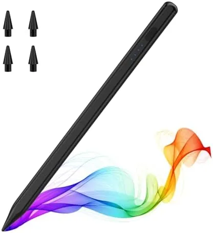 Overview of the Moko Pencil for iPad(A16) 11th 10th Gen,USB-C Fast Charging,Black |