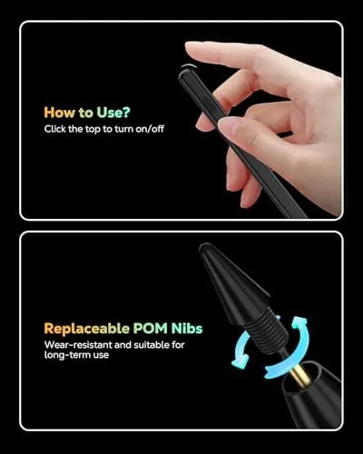 Testing the Moko Pencil for iPad(A16) 11th 10th Gen,USB-C Fast Charging,Black | over two weeks