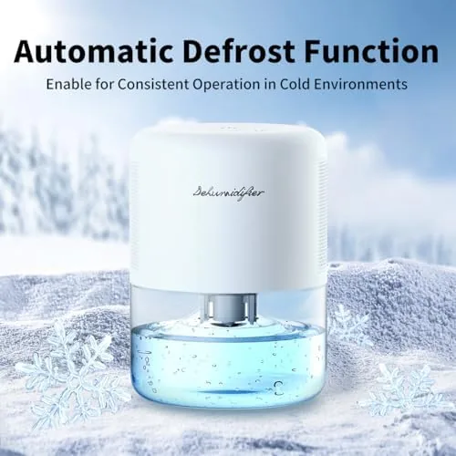 The Dehumidifier for Home Small Quiet Dehumidifiers for 44OZ Water Tank in real use