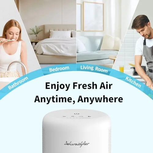 Testing the Dehumidifier for Home Small Quiet Dehumidifiers for 44OZ Water Tank over two weeks