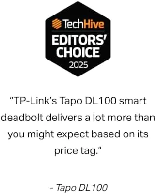 Tapo app on a phone showing lock status and PIN code management