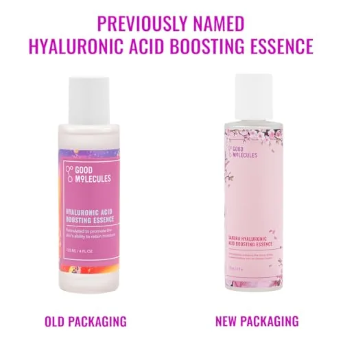 Testing the Good Molecules Sakura Hyaluronic Acid Boosting Essence, 4 fl oz over two weeks