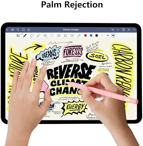 The Stylus Pen for Apple Pencil Tilt Sensitivity Palm Rejection for in real use