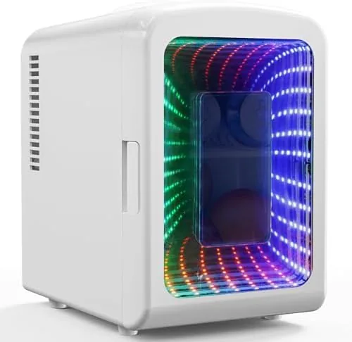 Antarctic Star Mini Compact Refrigerator with Gaming Light, 4L Capacity/6 Cans Portable Mini Fridge Review: Tested and Rated