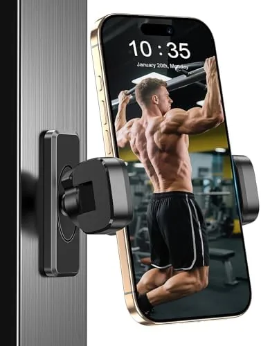 Magnetic Phone Holder for Gym【Strong Magnets】 360 Adjustable Phone Mount | Gym Magnetic Phone Review: Tested and Rated