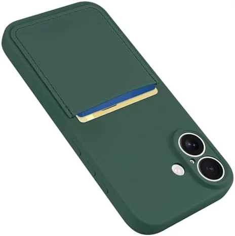 Designed for iPhone 17 Case with Card Holder Green | Soft Liquid Silicone, Microfiber Review: Tested and Rated