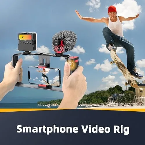 The Zeadio Smartphone Camera Stabilizer, All-in-One Video Rig Kit with Phone compared in context