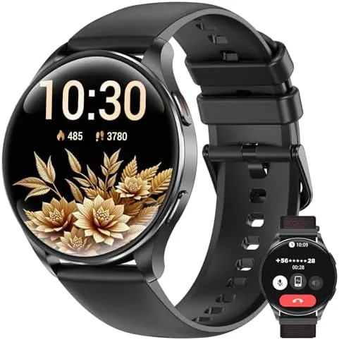 Overview of the IOWODO Smart Watch for Women Men, 1.43" AMOLED Ultra-Clear Screen
