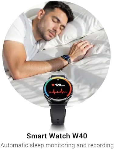 Another view of the IOWODO Smart Watch for Women Men, 1.43" AMOLED Ultra-Clear Screen