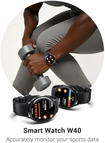 The IOWODO Smart Watch for Women Men, 1.43" AMOLED Ultra-Clear Screen compared in context