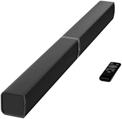 Overview of the MZEIBO Sound Bar for Smart TV，80W Detachable Bluetooth Soundbar with