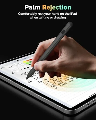 The Moko Pencil for iPad(A16) 11th 10th Gen,USB-C Fast Charging,Gray | in real use