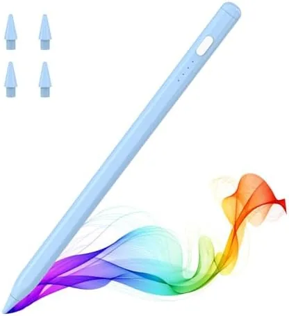 Overview of the Moko Pencil for iPad(A16) 11th 10th Gen,USB-C Fast Charging,Blue |