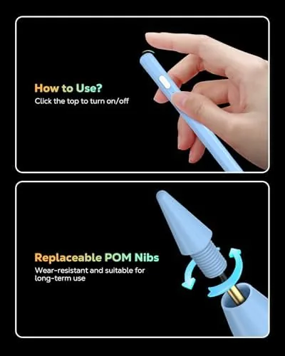 Testing the Moko Pencil for iPad(A16) 11th 10th Gen,USB-C Fast Charging,Blue | over two weeks