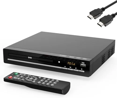 Overview of the Region Free DVD Player with 1080p HDMI Upscaling, Compact Multi-Format