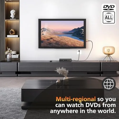 The Region Free DVD Player with 1080p HDMI Upscaling, Compact Multi-Format compared in context