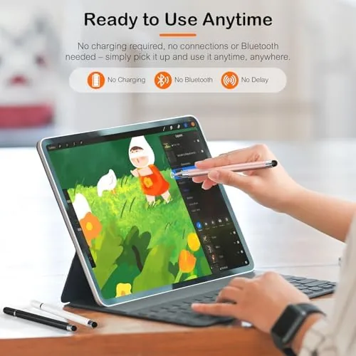 Another view of the 3PCS Tablets Stylus Pen for All Touchscreen Devices with Precision