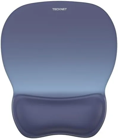 TECKNET Gel Ergonomic Mouse Pad with Wrist Rest, Non-Slip PU Base, Gradient | Comfortable Review: Tested and Rated