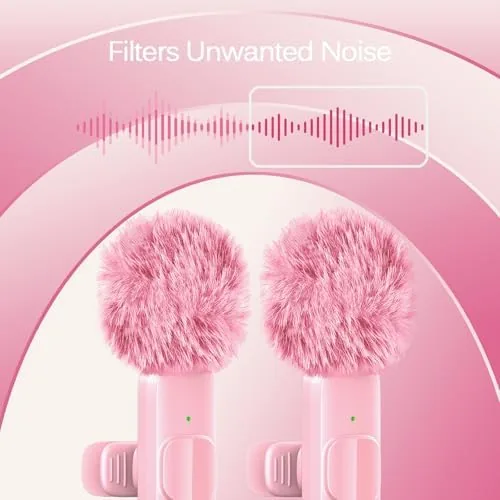 The Wireless Lavalier Lapel Microphone for iPhone, iPad, mini Video Recording in real use