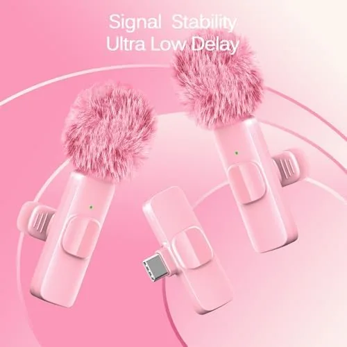 Another view of the Wireless Lavalier Lapel Microphone for iPhone, iPad, mini Video Recording