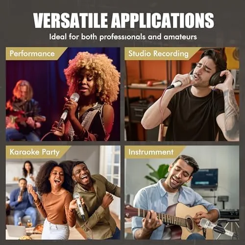Testing the Dynamic Microphone - Professional Vocal Microphone for Singing - Handheld over two weeks