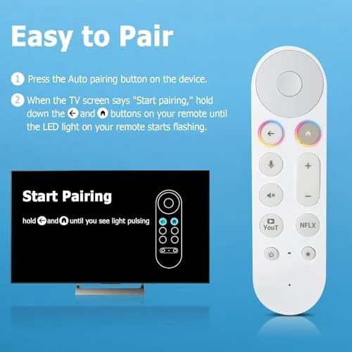 The Replacement Remote for Google TV Streamer (4K), Voice Search Remote compared in context