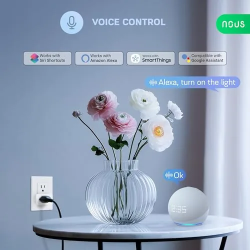 The NOUS Wi-Fi Smart Plug 15A, Dual-Band 2.4GHz & 5GHz, Energy in real use
