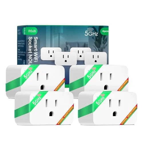 Testing the NOUS Wi-Fi Smart Plug 15A, Dual-Band 2.4GHz & 5GHz, Energy over two weeks