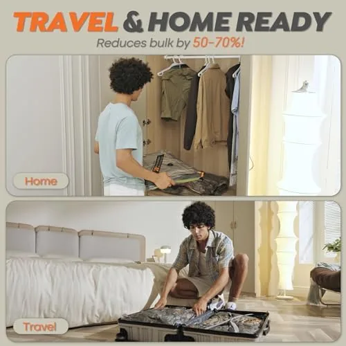 The Vacbird Rechargeable Wireless Pump Travel Storage Bags Set - 20 compared in context