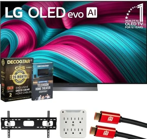 LG OLED65C5PUA 65" C5 OLED evo 4K UHD webOS TV 2025 Bundle with CPS Review: Tested and Rated