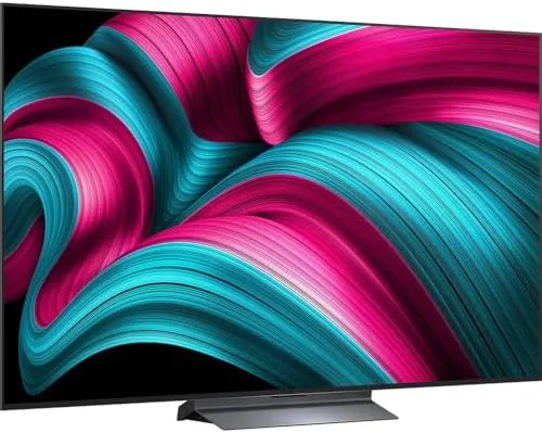 Detail shot of the LG OLED65C5PUA 65" C5 OLED evo 4K UHD webOS TV features