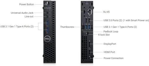 Another view of the Dell Optiplex 3070 Micro PC | Windows 11 Pro |