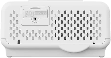 The Emerson CKS1500 SmartSet Dual Alarm Clock Radio with AM/FM, 0.9" in real use