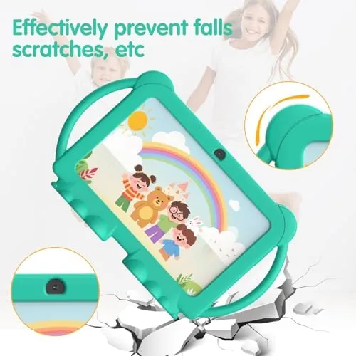 Another view of the PEICHENG Kids Tablet 7 inch Android 12.0 for Toddler, 4GB