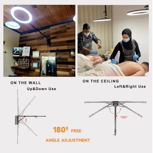 Another view of the Wall Mount Triangle Boom Arm 51.2inch (43.3)