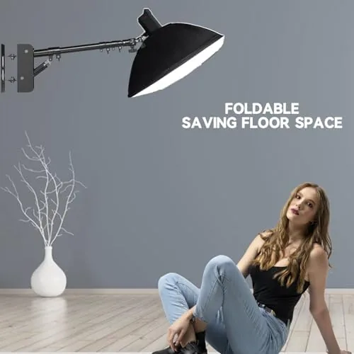 The Wall Mount Triangle Boom Arm 51.2inch (43.3) compared in context