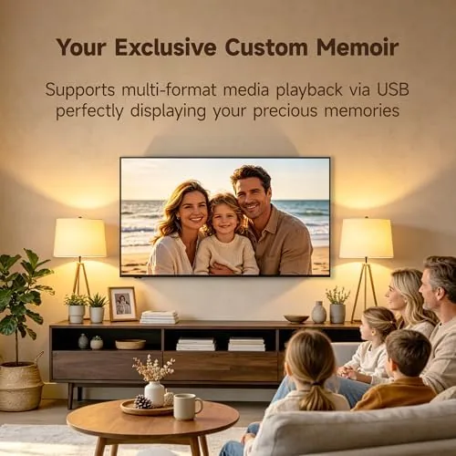 A Dolby Vision IQ movie scene showing vivid color on the F75 panel