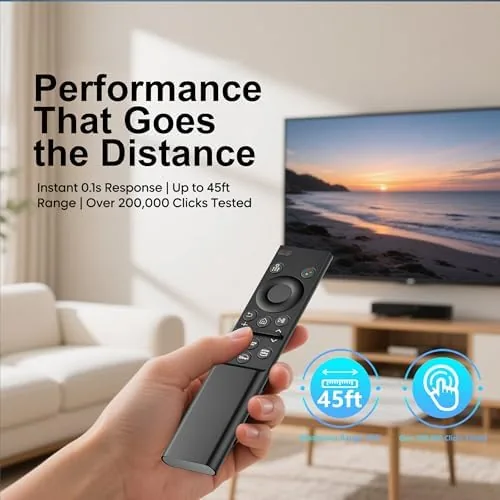 The replacement remote sitting on a couch arm next to a bowl of popcorn