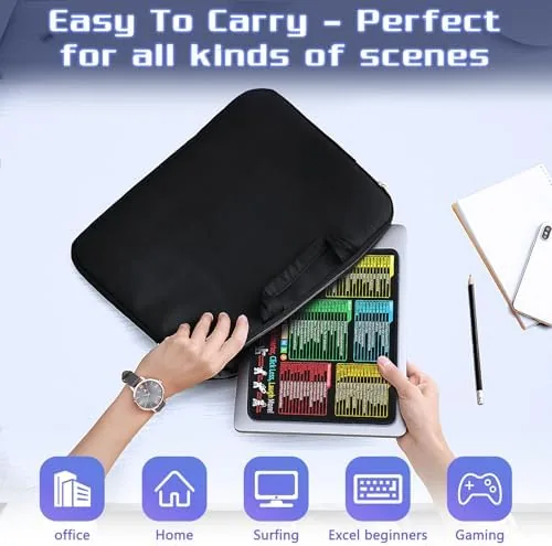 The Excel Cheat Sheet Desk Pad - Mouse Pad - Excel in real use
