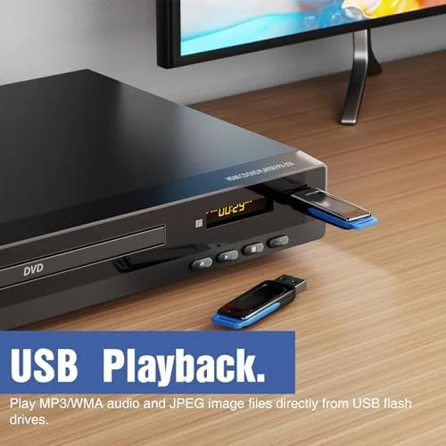 Another view of the FlexaPlay Region-Free DVD Player for TV with HDMI & 1080P